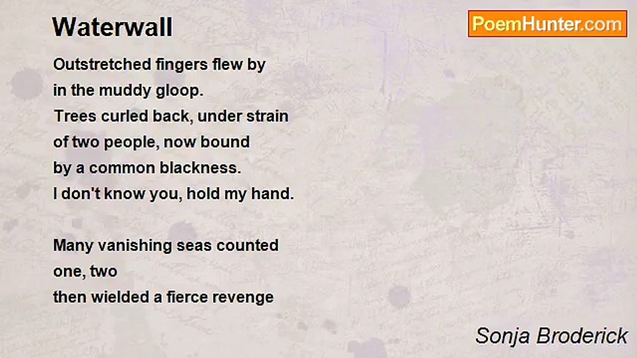 Sonja Broderick - Waterwall
