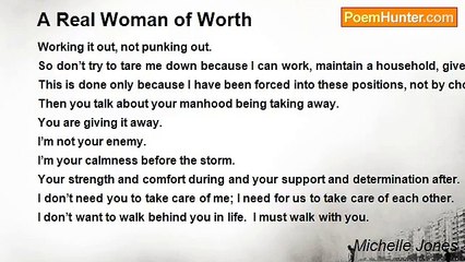 Michelle Jones - A Real Woman of Worth