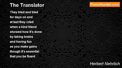 Herbert Nehrlich - The Translator