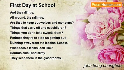 john tiong chunghoo - First Day at School