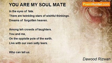 Dawood Rizwan - YOU ARE MY SOUL MATE