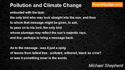 Michael Shepherd - Pollution and Climate Change