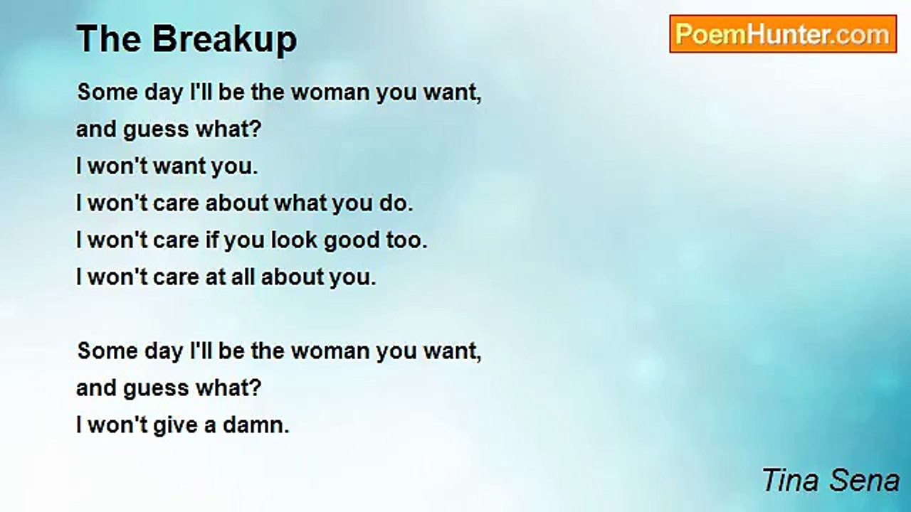 Tina Sena - The Breakup