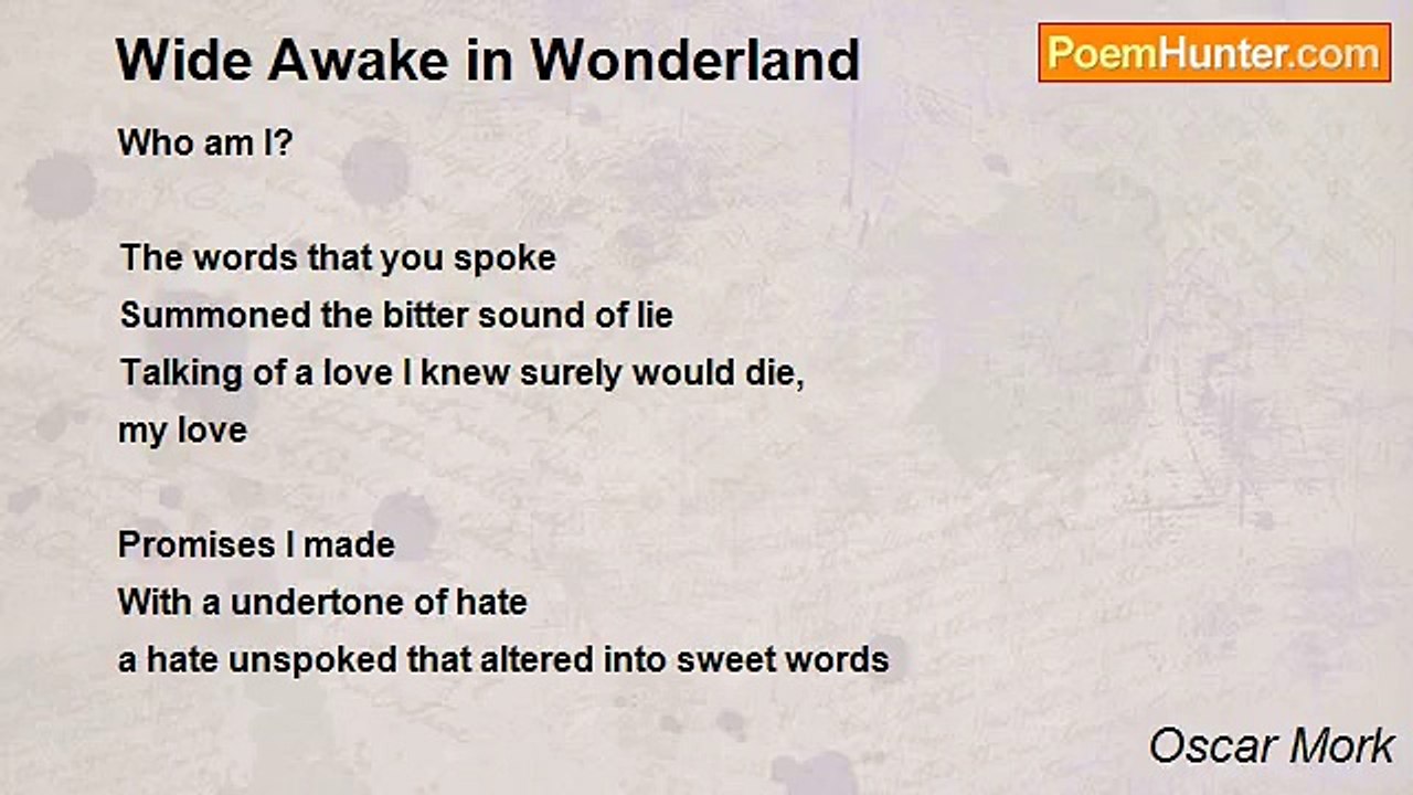 Oscar Mork - Wide Awake in Wonderland