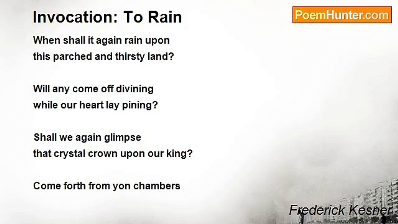 Frederick Kesner - Invocation: To Rain
