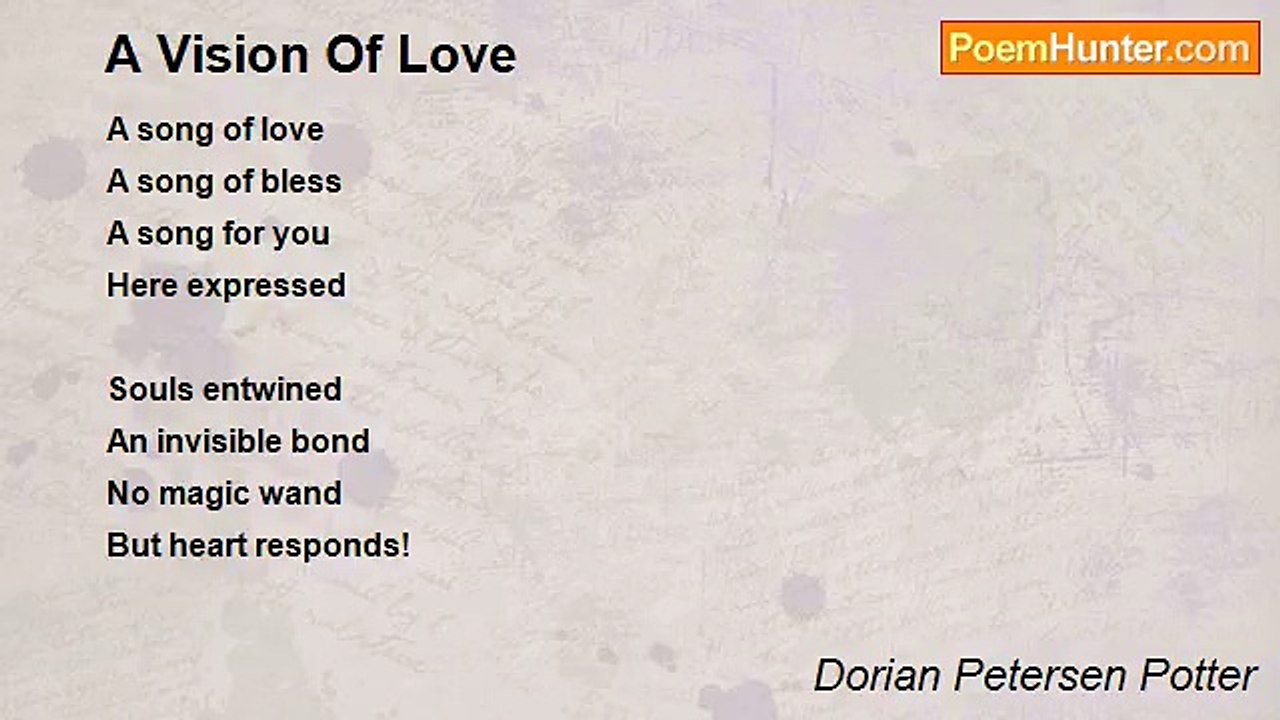 Dorian Petersen Potter - A Vision Of Love