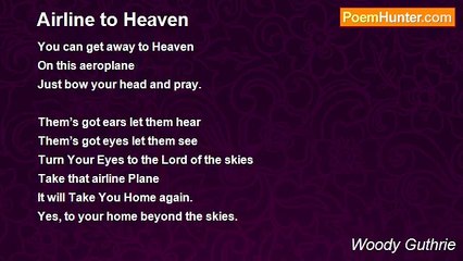 Woody Guthrie - Airline to Heaven