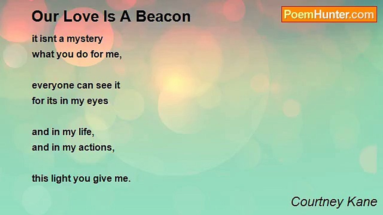 Courtney Kane - Our Love Is A Beacon