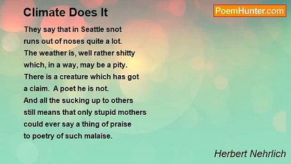 Herbert Nehrlich - Climate Does It