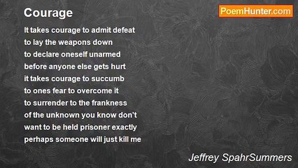 Jeffrey SpahrSummers - Courage