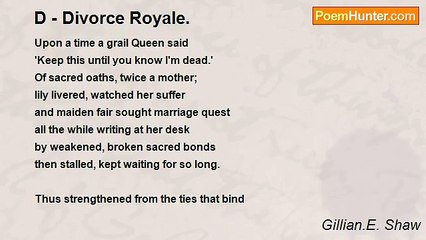 Gillian.E. Shaw - D - Divorce Royale.