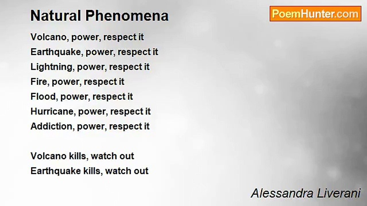 Alessandra Liverani - Natural Phenomena
