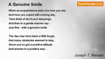 Joseph T. Renaldi - A Genuine Smile