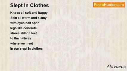 Alc Harris - Slept In Clothes