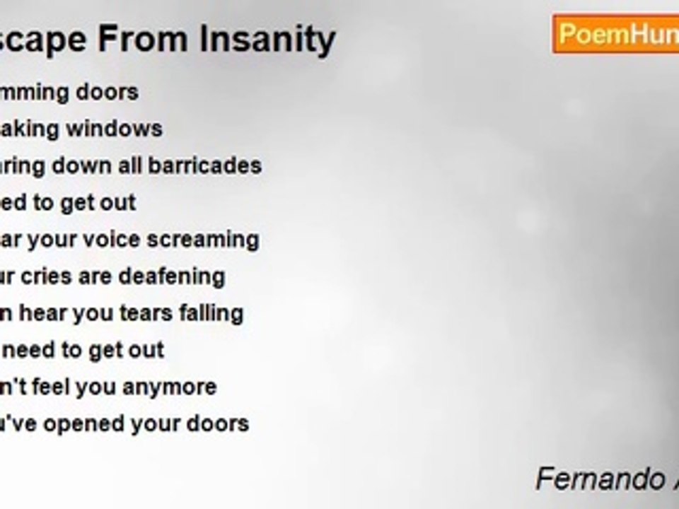 Fernando Alvarez - Escape From Insanity