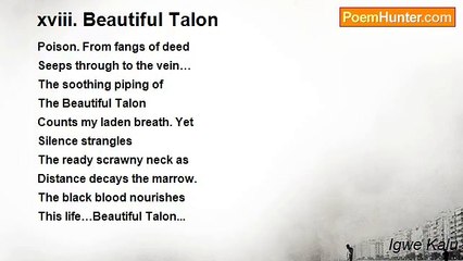 Igwe Kalu - xviii. Beautiful Talon