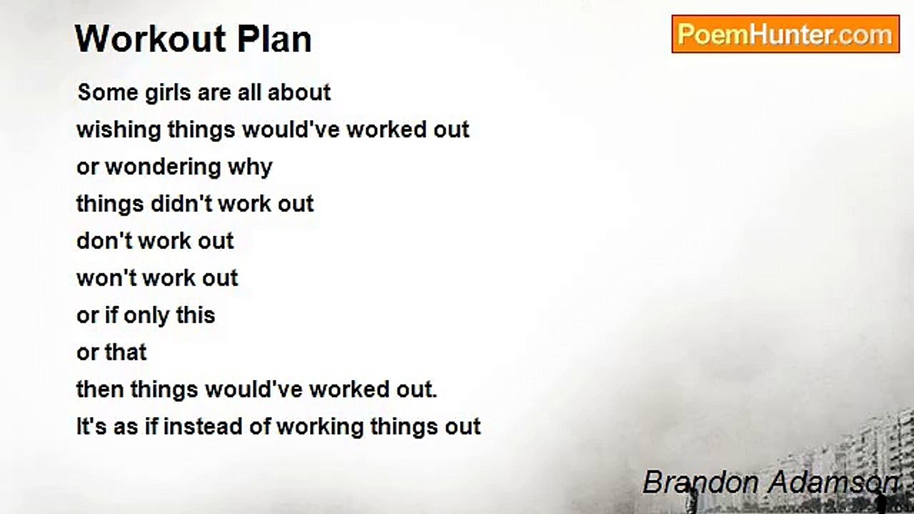 Brandon Adamson - Workout Plan