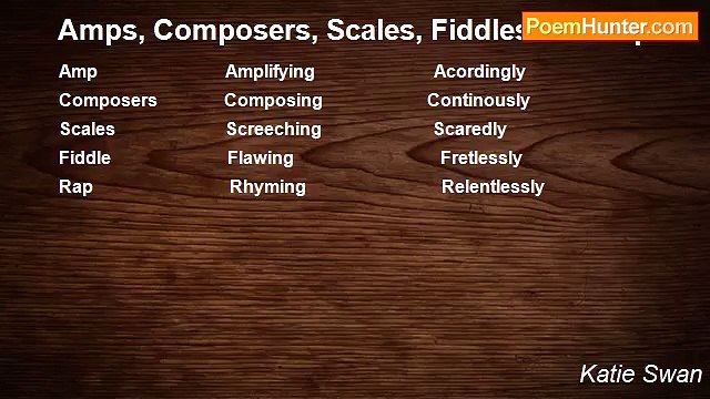 Katie Swan - Amps, Composers, Scales, Fiddles and Rap