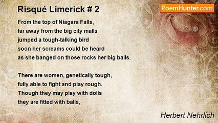 Herbert Nehrlich - Risqué Limerick # 2