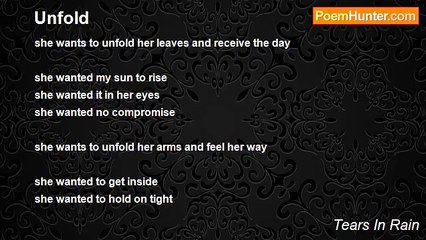 Tears In Rain - Unfold