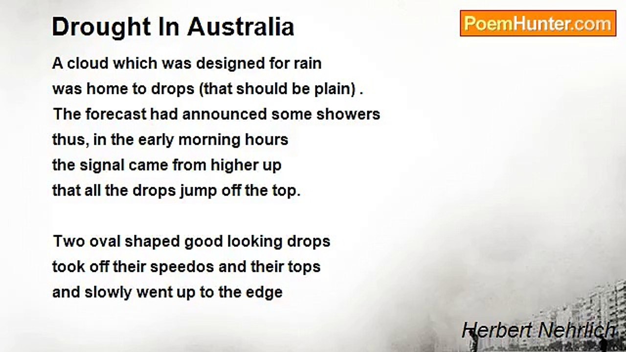 Herbert Nehrlich - Drought In Australia