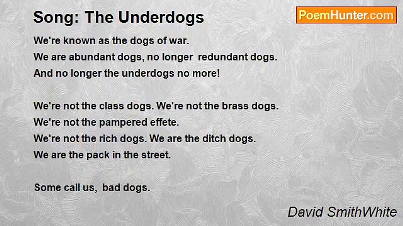David SmithWhite - Song: The Underdogs