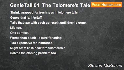 Stewart McKenzie - GenieTail 04  The Telomere's Tale