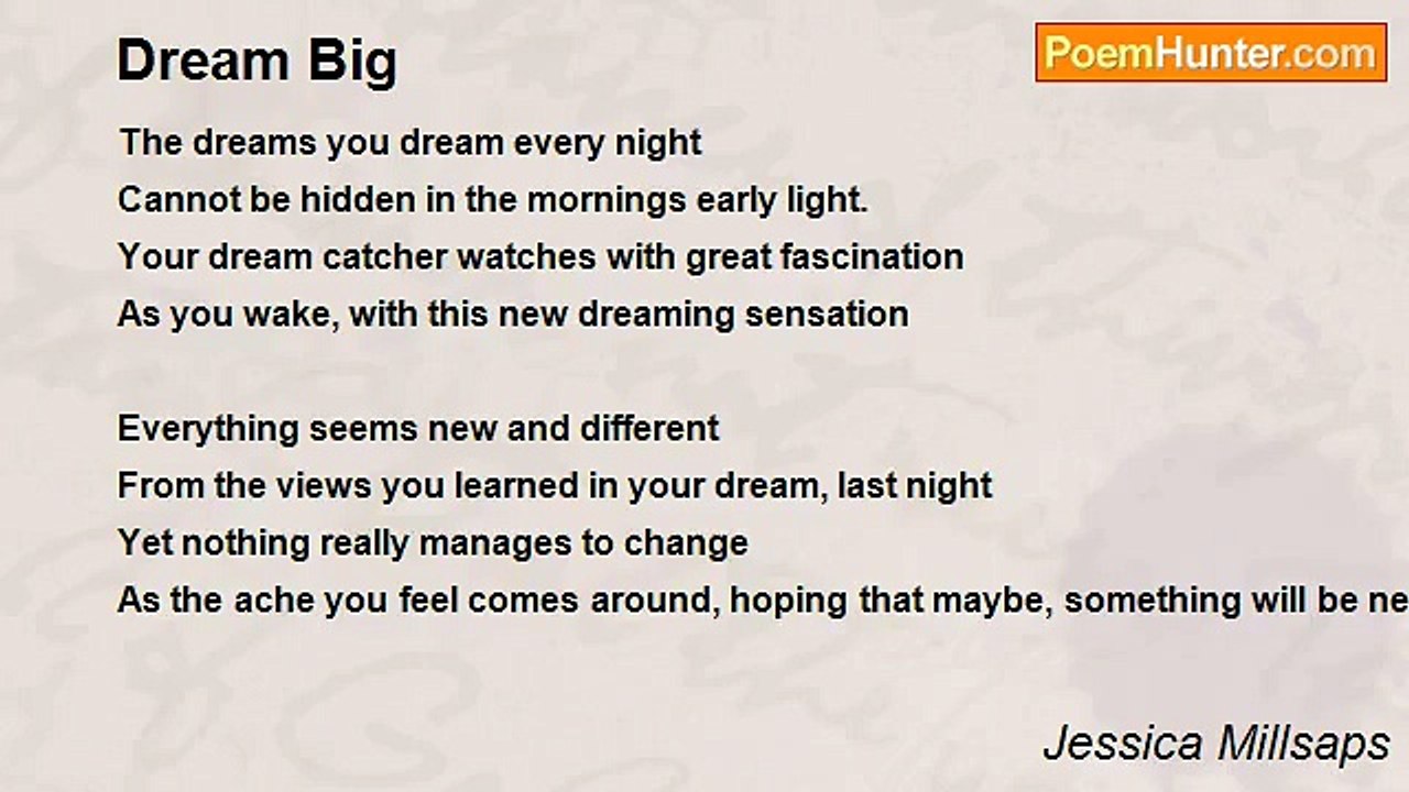 Jessica Millsaps - Dream Big