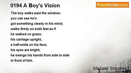 Michael Shepherd - 0194 A Boy's Vision
