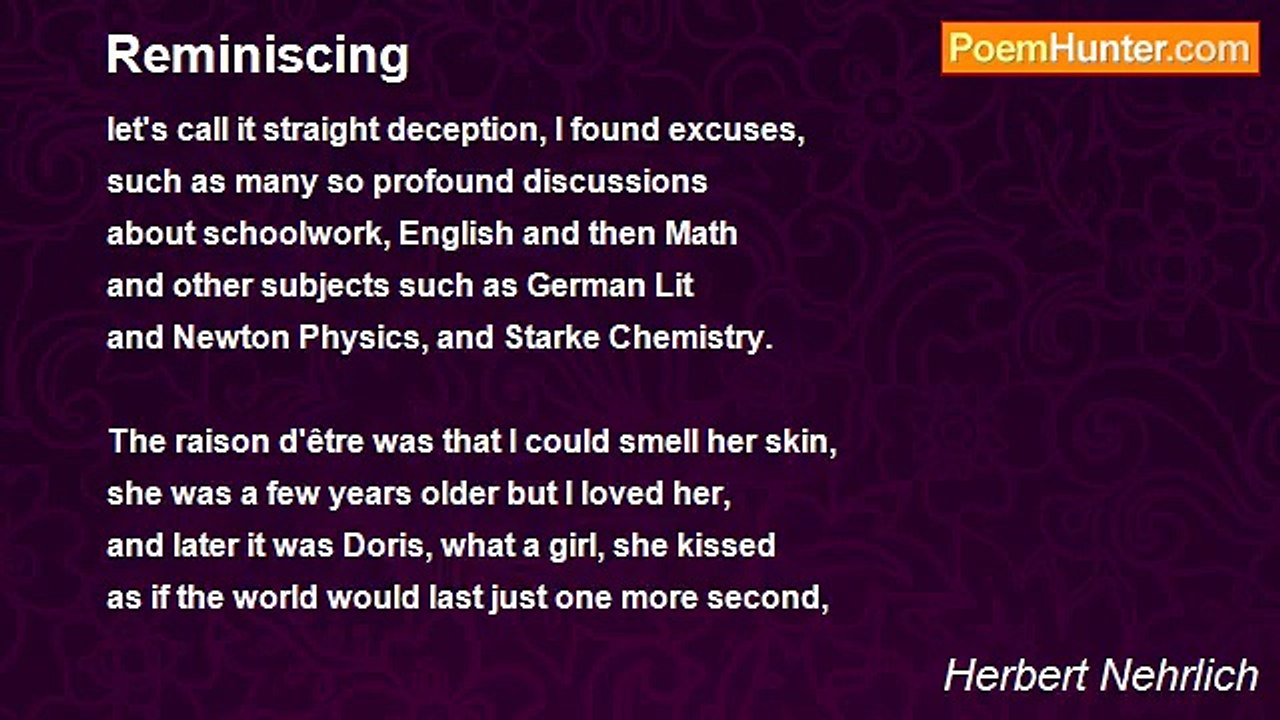 Herbert Nehrlich - Reminiscing