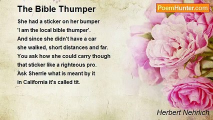 Herbert Nehrlich - The Bible Thumper