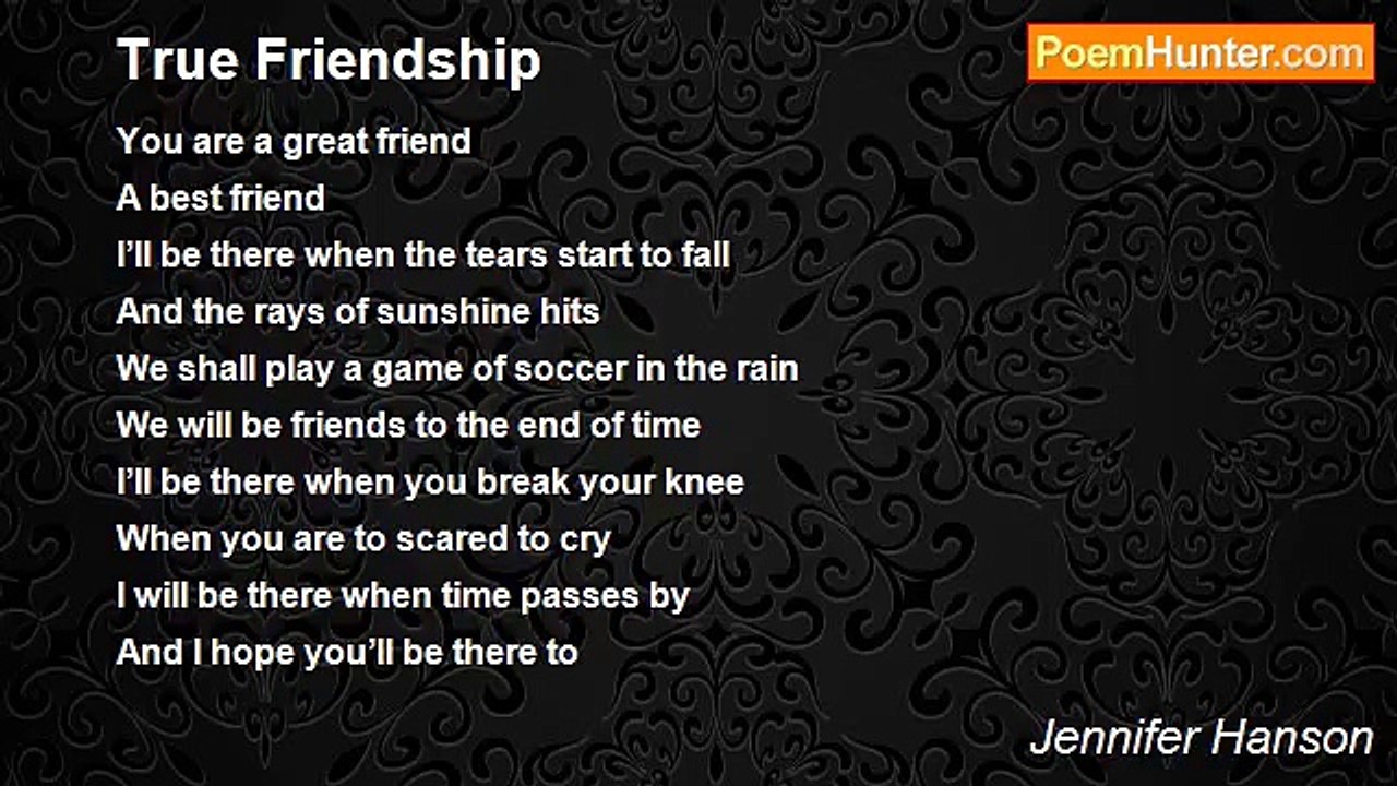 Jennifer Hanson - True Friendship
