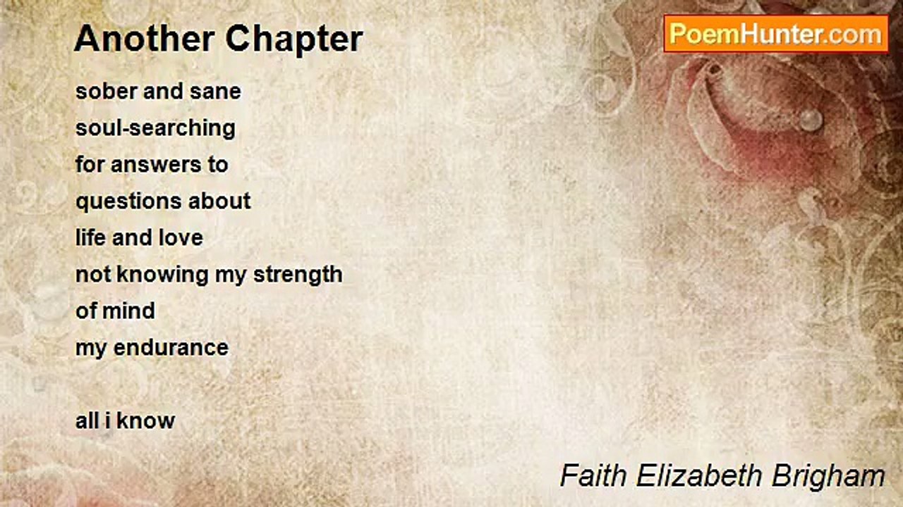 Faith Elizabeth Brigham - Another Chapter