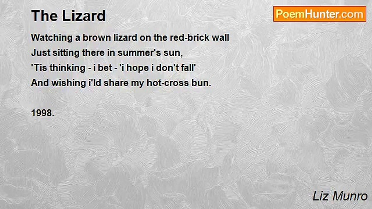 Liz Munro - The Lizard