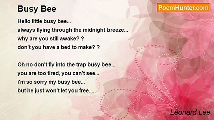 Leonard Lee - Busy Bee