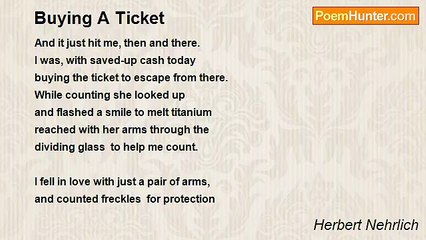 Herbert Nehrlich - Buying A Ticket