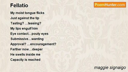 maggie signaigo - Fellatio