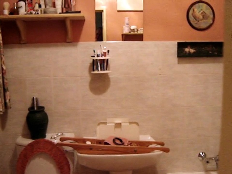 Cute boy sings in bath