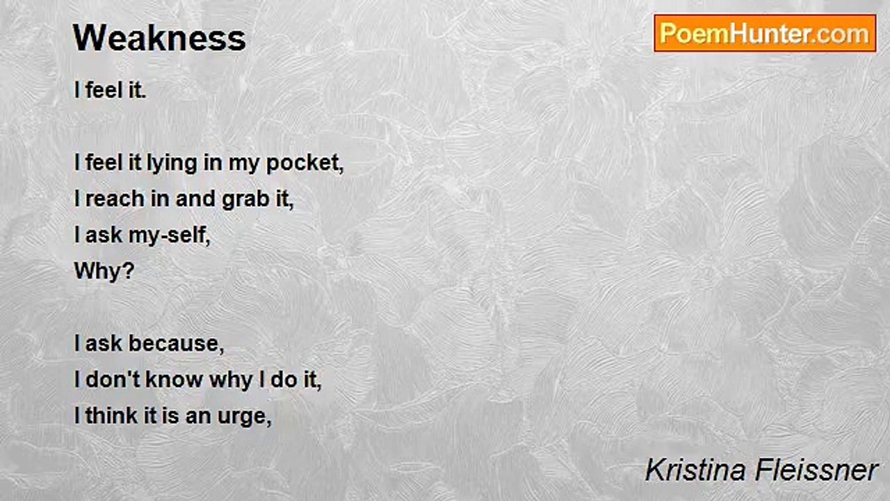 Kristina Fleissner - Weakness