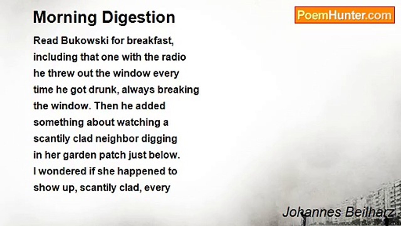 Johannes Beilharz - Morning Digestion