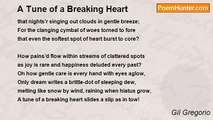 Gil Gregorio - A Tune of a Breaking Heart