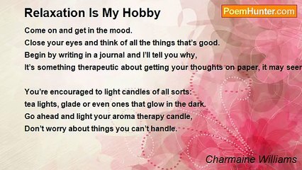 Charmaine Williams - Relaxation Is My Hobby