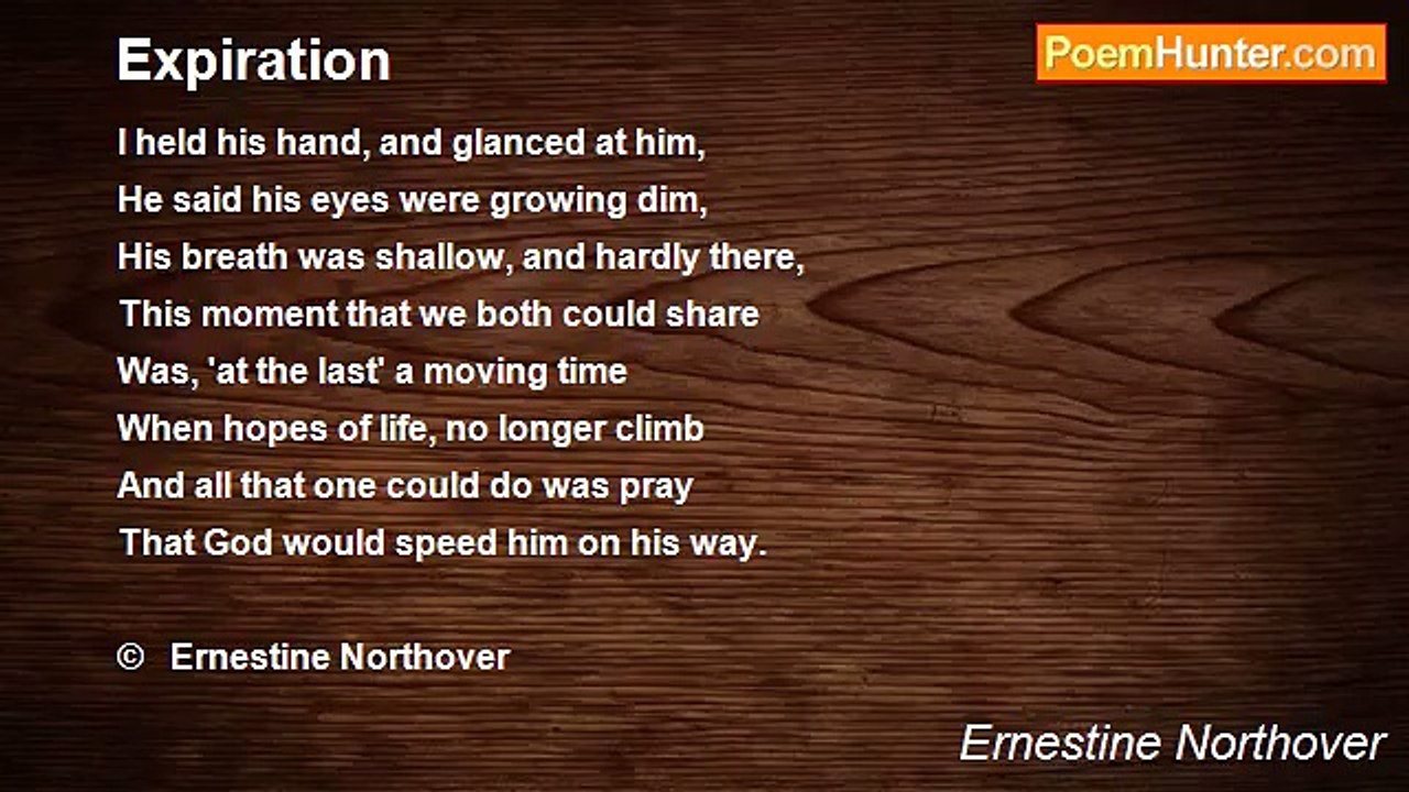 Ernestine Northover - Expiration