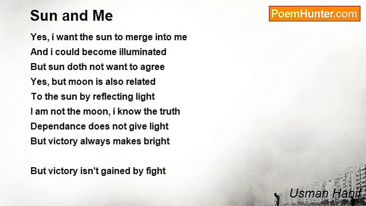 Usman Hanif - Sun and Me