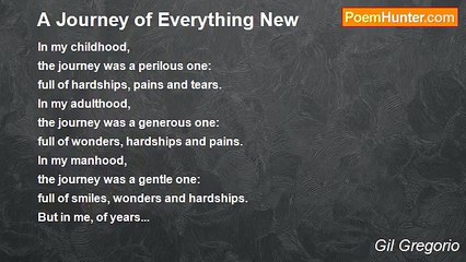 Gil Gregorio - A Journey of Everything New