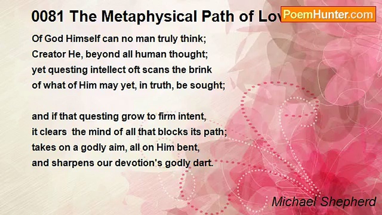 Michael Shepherd - 0081 The Metaphysical Path of Love