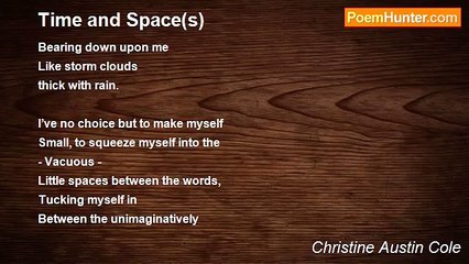 Christine Austin Cole - Time and Space(s)