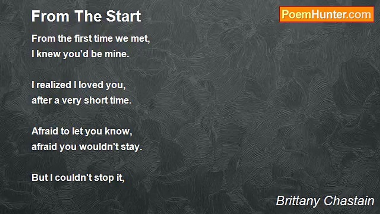 Brittany Chastain - From The Start