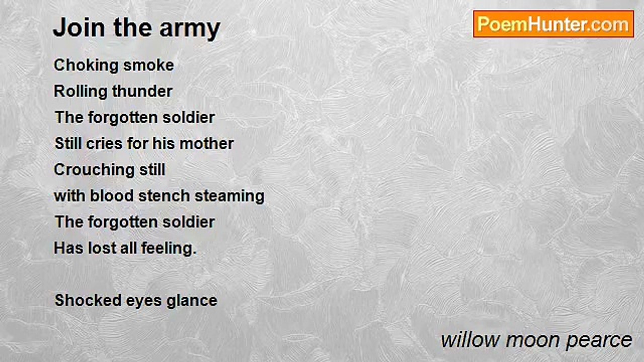 willow moon pearce - Join the army