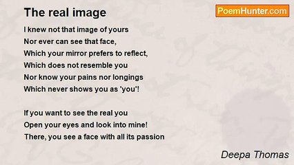 Deepa Thomas - The real image